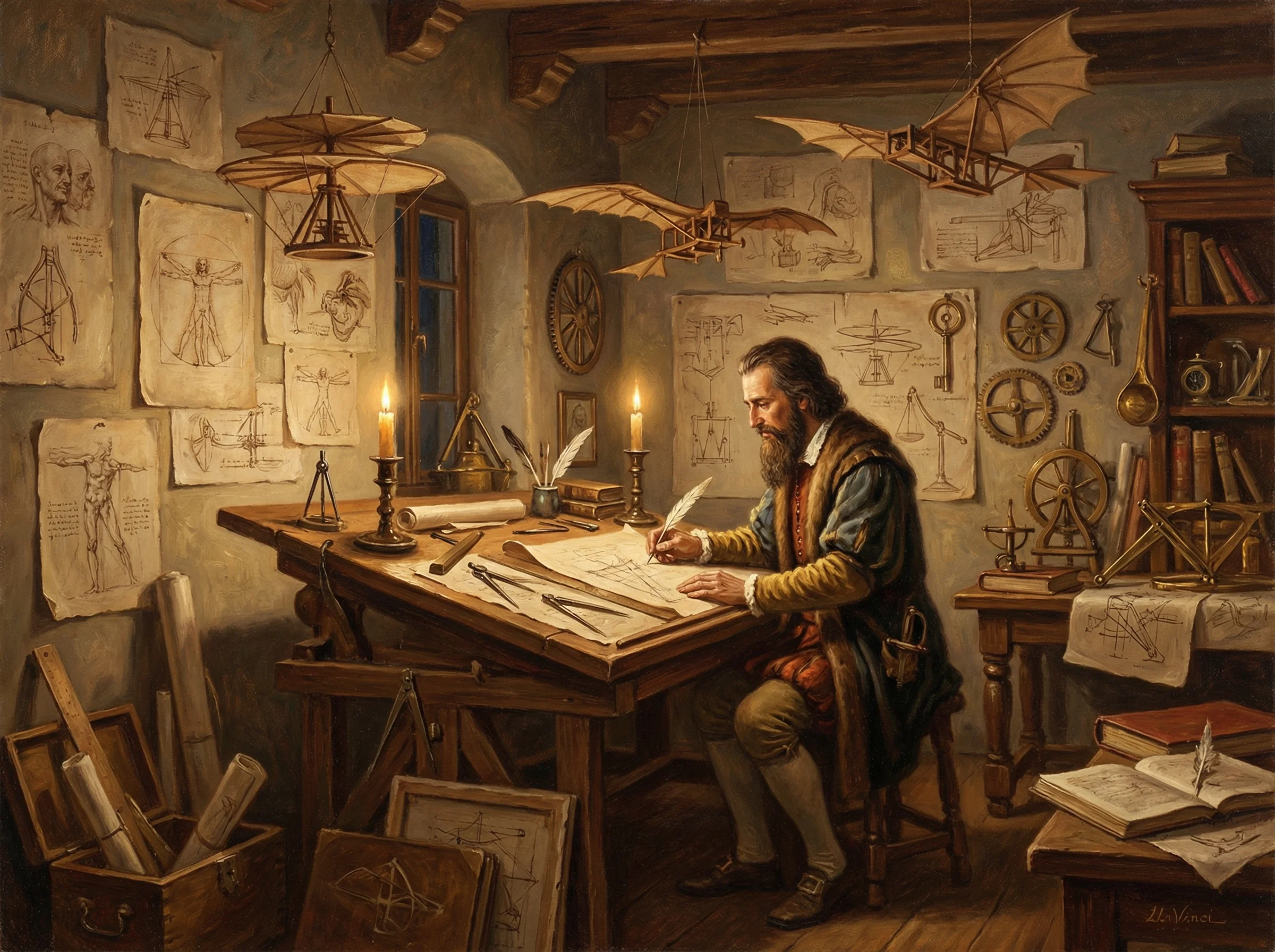 巅峰国际APP下载 - 达芬奇风格皇家工坊古典油画